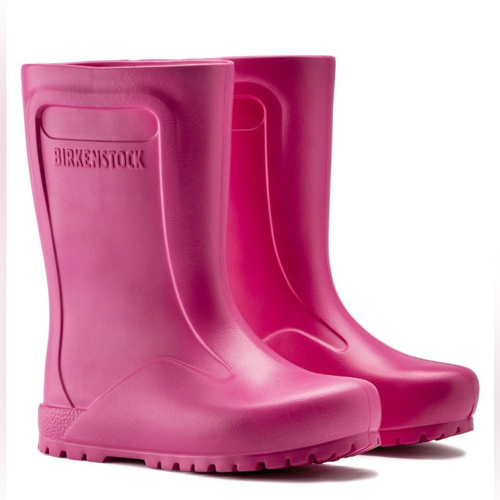 Birkenstock Kids Pink‎ Rubber Rain Boots Size EU 33 US Kids 2–2.5 Waterproof